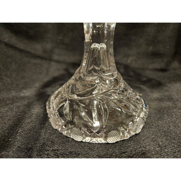 McKee Innovation Bowl Compote Cut Crystal Antique Glass - SET OF 2 - Picture 6 of 8